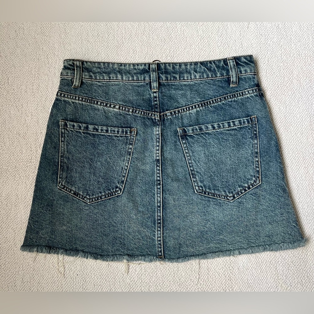 Free People Blue Denim Mini Skirt 🦋| Size: 28 - Picture 3 of 15